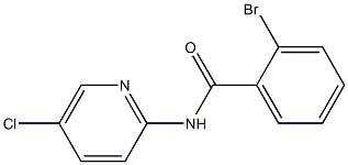 2-bromo-N-(5-chloropyridin-2-yl)benzamide 구조식 이미지