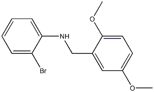 2-bromo-N-[(2,5-dimethoxyphenyl)methyl]aniline 구조식 이미지