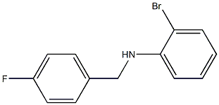 2-bromo-N-[(4-fluorophenyl)methyl]aniline 구조식 이미지