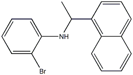 2-bromo-N-[1-(naphthalen-1-yl)ethyl]aniline Structure