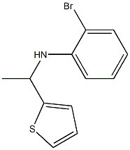 2-bromo-N-[1-(thiophen-2-yl)ethyl]aniline Structure