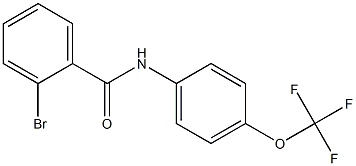 2-bromo-N-[4-(trifluoromethoxy)phenyl]benzamide 구조식 이미지
