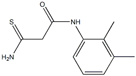 2-carbamothioyl-N-(2,3-dimethylphenyl)acetamide 구조식 이미지