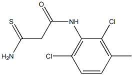 2-carbamothioyl-N-(2,6-dichloro-3-methylphenyl)acetamide Structure