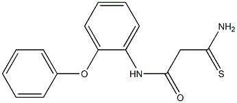 2-carbamothioyl-N-(2-phenoxyphenyl)acetamide 구조식 이미지