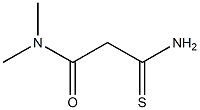 2-carbamothioyl-N,N-dimethylacetamide 구조식 이미지