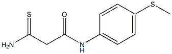 2-carbamothioyl-N-[4-(methylsulfanyl)phenyl]acetamide 구조식 이미지