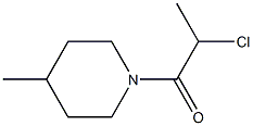 2-chloro-1-(4-methylpiperidin-1-yl)propan-1-one Structure