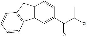 2-chloro-1-(9H-fluoren-3-yl)propan-1-one 구조식 이미지