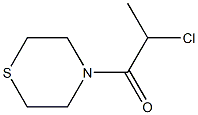 2-chloro-1-(thiomorpholin-4-yl)propan-1-one Structure