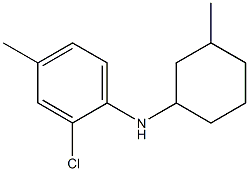 2-chloro-4-methyl-N-(3-methylcyclohexyl)aniline Structure