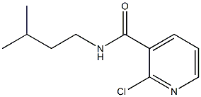 2-chloro-N-(3-methylbutyl)pyridine-3-carboxamide 구조식 이미지