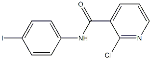 2-chloro-N-(4-iodophenyl)pyridine-3-carboxamide Structure