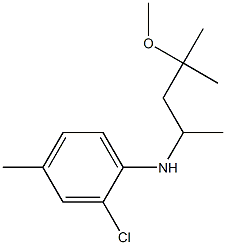 2-chloro-N-(4-methoxy-4-methylpentan-2-yl)-4-methylaniline 구조식 이미지