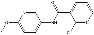 2-chloro-N-(6-methoxypyridin-3-yl)pyridine-3-carboxamide Structure