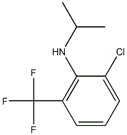 2-chloro-N-(propan-2-yl)-6-(trifluoromethyl)aniline 구조식 이미지