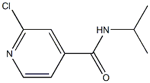 2-chloro-N-(propan-2-yl)pyridine-4-carboxamide 구조식 이미지