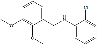 2-chloro-N-[(2,3-dimethoxyphenyl)methyl]aniline 구조식 이미지