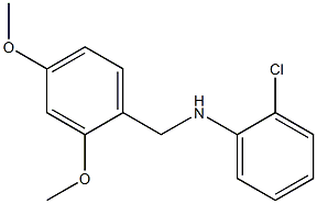 2-chloro-N-[(2,4-dimethoxyphenyl)methyl]aniline 구조식 이미지