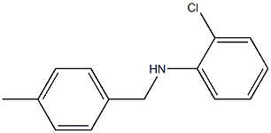 2-chloro-N-[(4-methylphenyl)methyl]aniline Structure