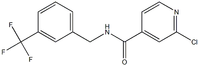 2-chloro-N-{[3-(trifluoromethyl)phenyl]methyl}pyridine-4-carboxamide Structure
