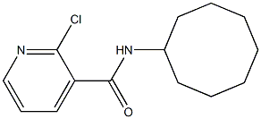 2-chloro-N-cyclooctylpyridine-3-carboxamide 구조식 이미지