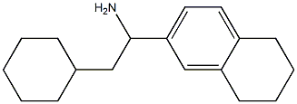 2-cyclohexyl-1-(5,6,7,8-tetrahydronaphthalen-2-yl)ethan-1-amine Structure