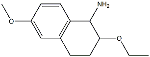2-ethoxy-6-methoxy-1,2,3,4-tetrahydronaphthalen-1-amine Structure