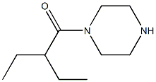 2-ethyl-1-(piperazin-1-yl)butan-1-one 구조식 이미지