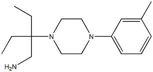 2-ethyl-2-[4-(3-methylphenyl)piperazin-1-yl]butan-1-amine Structure