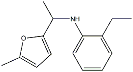 2-ethyl-N-[1-(5-methylfuran-2-yl)ethyl]aniline Structure