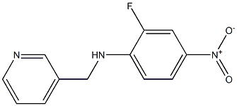 2-fluoro-4-nitro-N-(pyridin-3-ylmethyl)aniline 구조식 이미지