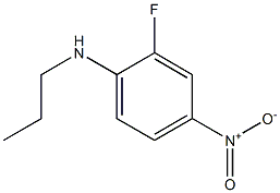 2-fluoro-4-nitro-N-propylaniline 구조식 이미지