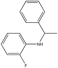 2-fluoro-N-(1-phenylethyl)aniline 구조식 이미지