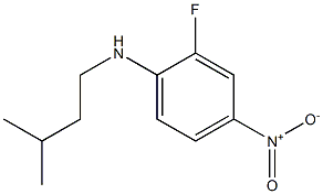 2-fluoro-N-(3-methylbutyl)-4-nitroaniline 구조식 이미지