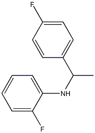 2-fluoro-N-[1-(4-fluorophenyl)ethyl]aniline 구조식 이미지