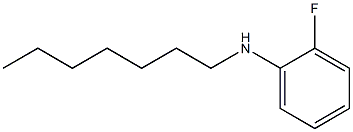 2-fluoro-N-heptylaniline 구조식 이미지