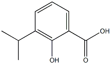2-hydroxy-3-(propan-2-yl)benzoic acid 구조식 이미지