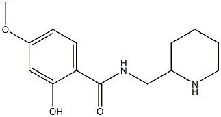 2-hydroxy-4-methoxy-N-(piperidin-2-ylmethyl)benzamide Structure