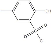 2-hydroxy-5-methylbenzenesulfonyl chloride Structure