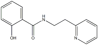 2-hydroxy-N-[2-(pyridin-2-yl)ethyl]benzamide 구조식 이미지