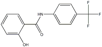 2-hydroxy-N-[4-(trifluoromethyl)phenyl]benzamide Structure