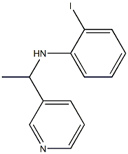 2-iodo-N-[1-(pyridin-3-yl)ethyl]aniline 구조식 이미지