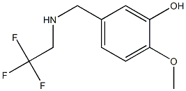 2-methoxy-5-{[(2,2,2-trifluoroethyl)amino]methyl}phenol Structure