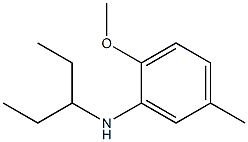 2-methoxy-5-methyl-N-(pentan-3-yl)aniline Structure