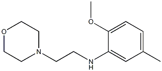 2-methoxy-5-methyl-N-[2-(morpholin-4-yl)ethyl]aniline 구조식 이미지