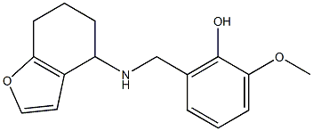 2-methoxy-6-[(4,5,6,7-tetrahydro-1-benzofuran-4-ylamino)methyl]phenol Structure