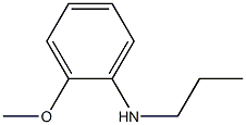2-methoxy-N-propylaniline 구조식 이미지