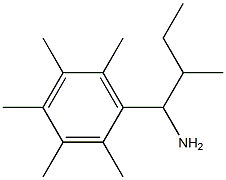 2-methyl-1-(2,3,4,5,6-pentamethylphenyl)butan-1-amine Structure