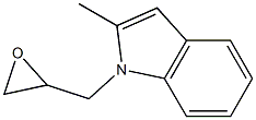 2-methyl-1-(oxiran-2-ylmethyl)-1H-indole 구조식 이미지